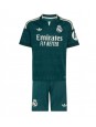 Otroški Nogometna dresi replika Real Madrid Dean Huijsen #4 Gostujoči 2026-27 Kratek rokav (+ hlače)